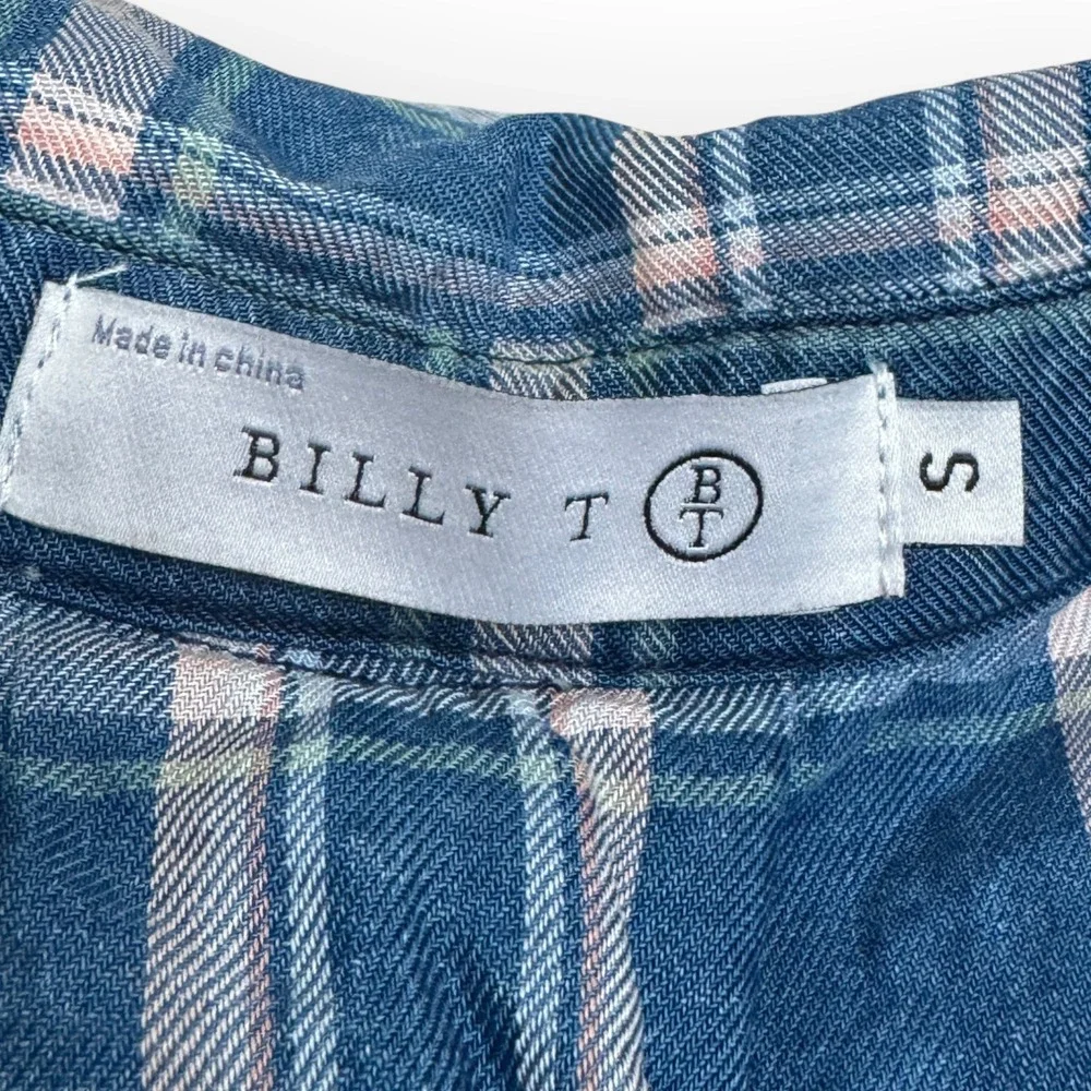 Casual Blue Plaid Button Down Shirt - Picture 6 of 11